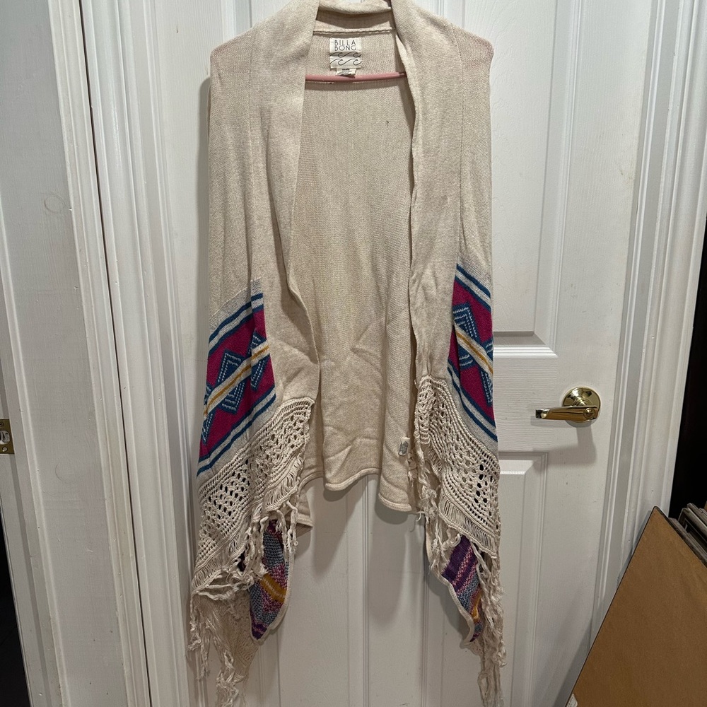 Billabong Cream Knit Cardigan